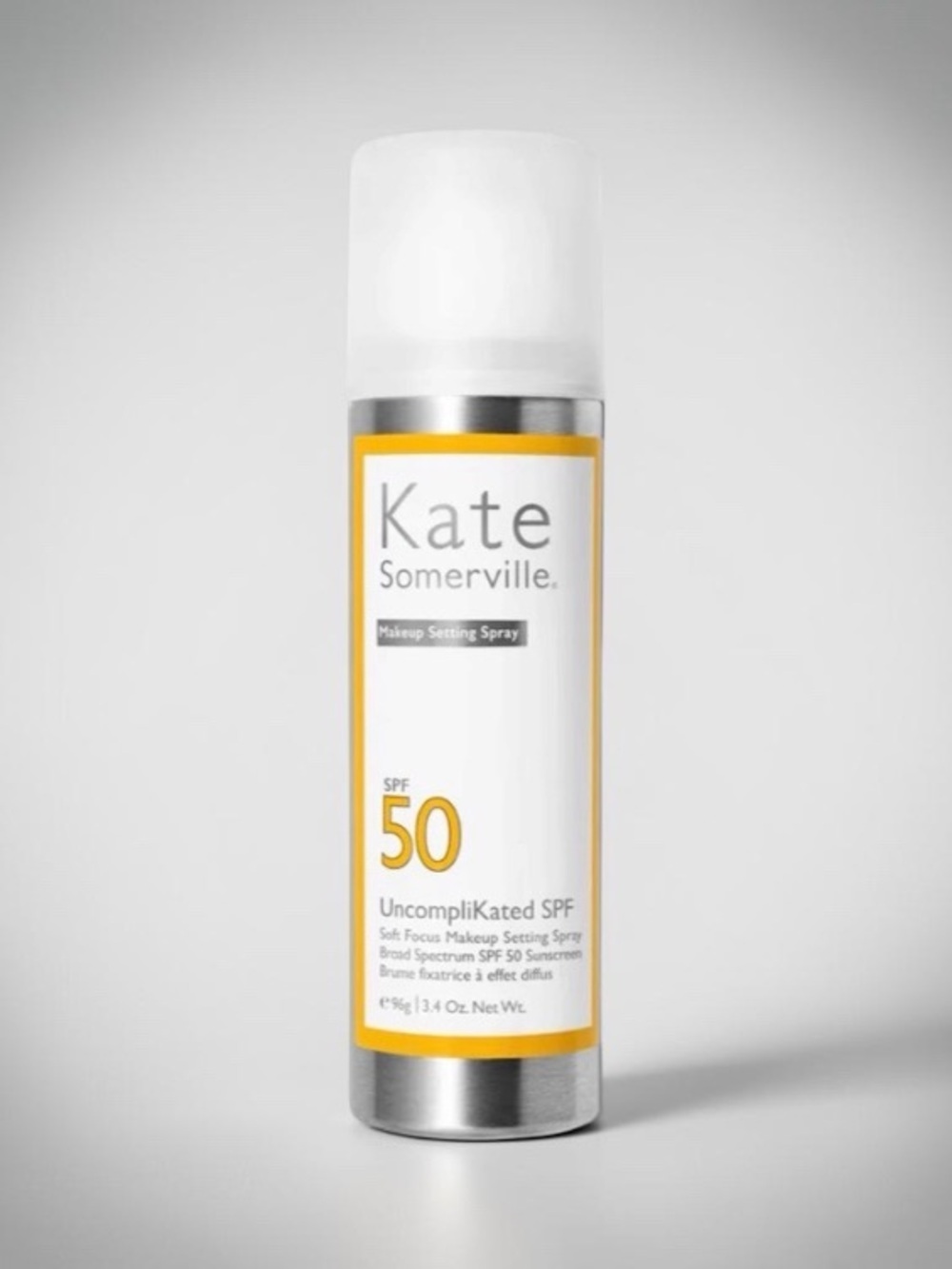 Kate Somerville Makeup Setting Spray SPF 50 — White & Yellow Accents